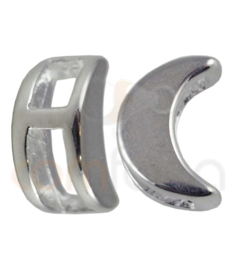 Entremeio lua 5 x 7mm prata 925