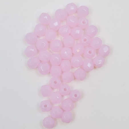 Bola facetada 4 mm pau rosa (50und)