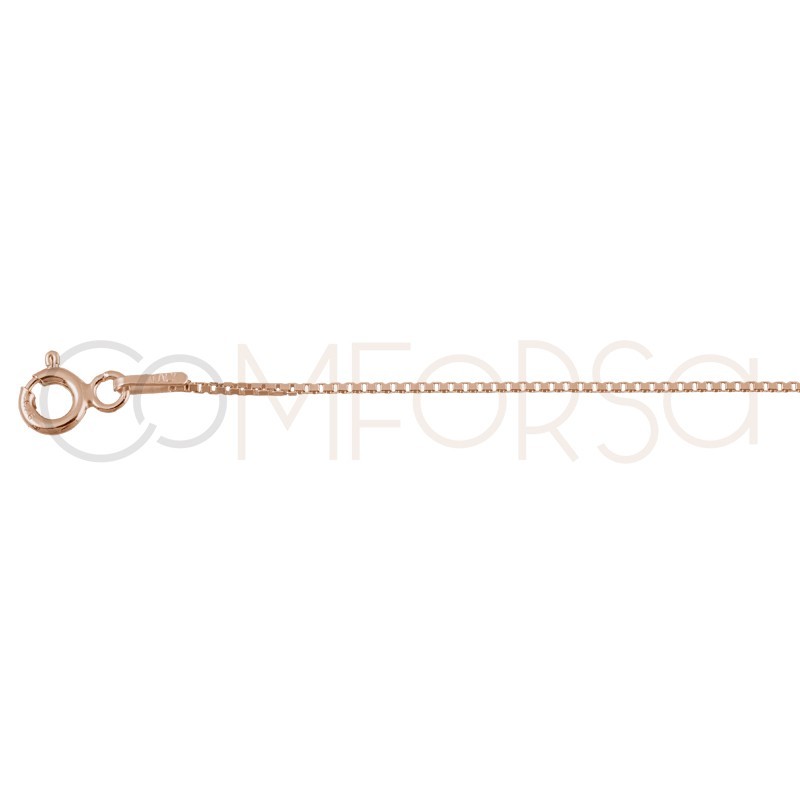 corrente veneziana prata 1mm 40 cm