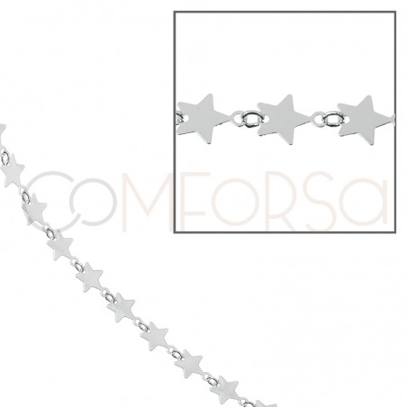 Corrente estrelas 5.2mm prata 925