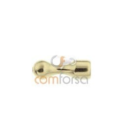 Tampa alfinete 10 x 3.5 mm ouro 750 ml