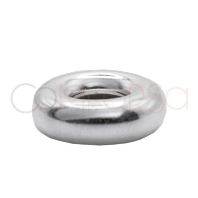 Donut 9 mm (3.5) prata 925