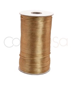 Fio cetim ouro 2mm