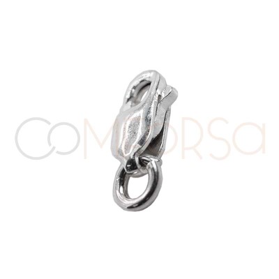 Mosquetão com argola 2.5 x 7 mm prata 925