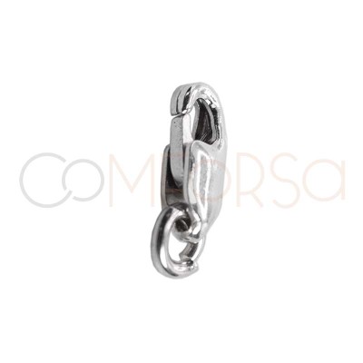 Mosquetão com argola 2.5 x 7 mm prata 925