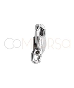 Mosquetão com argola 2.5 x 7 mm prata 925