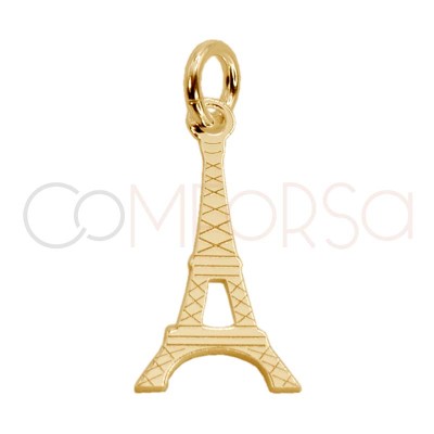 Pingente Torre Eiffel 8 x 16mm prata 925