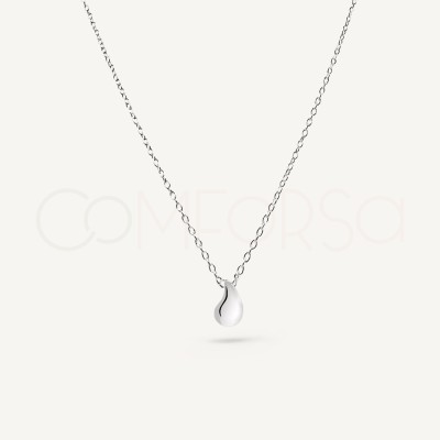 Collar mini gota 40cm Plata 925