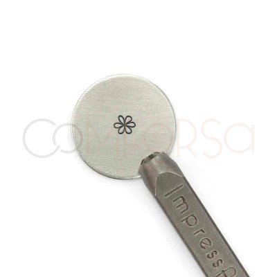 Carimbo de metal para estampar Flor de margarida 3 mm