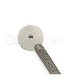 Carimbo de metal para estampar Flor de margarida 3 mm