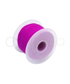 Goma elástica rosa intenso 2 mm