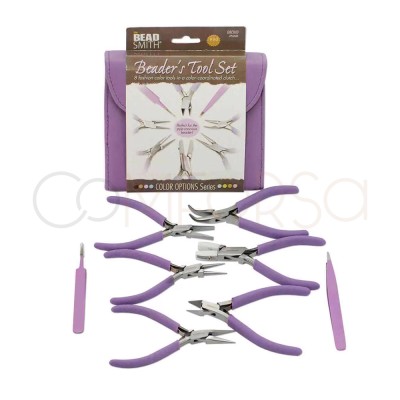 Kit 8 alicates roxo The Beadsmith