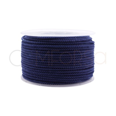 Cordão de paraquedas azul-marinho 2 mm