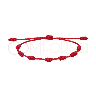 Pulseira dos 7 nós de fio...