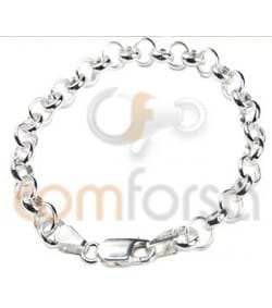 Pulseira 6.5x5 mm 19cm elo português