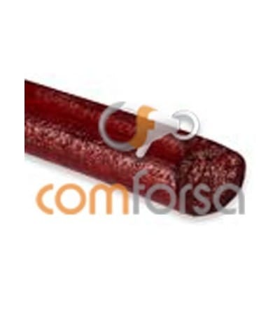 Couro alcaçuz 8 mm vermelho qualidade pre