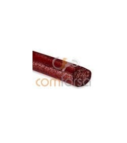 Couro alcaçuz 8 mm vermelho qualidade stand