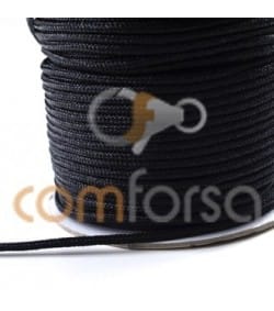 Nylon trançado negro 2 mm