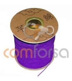 Nylon trançado roxo 1 mm