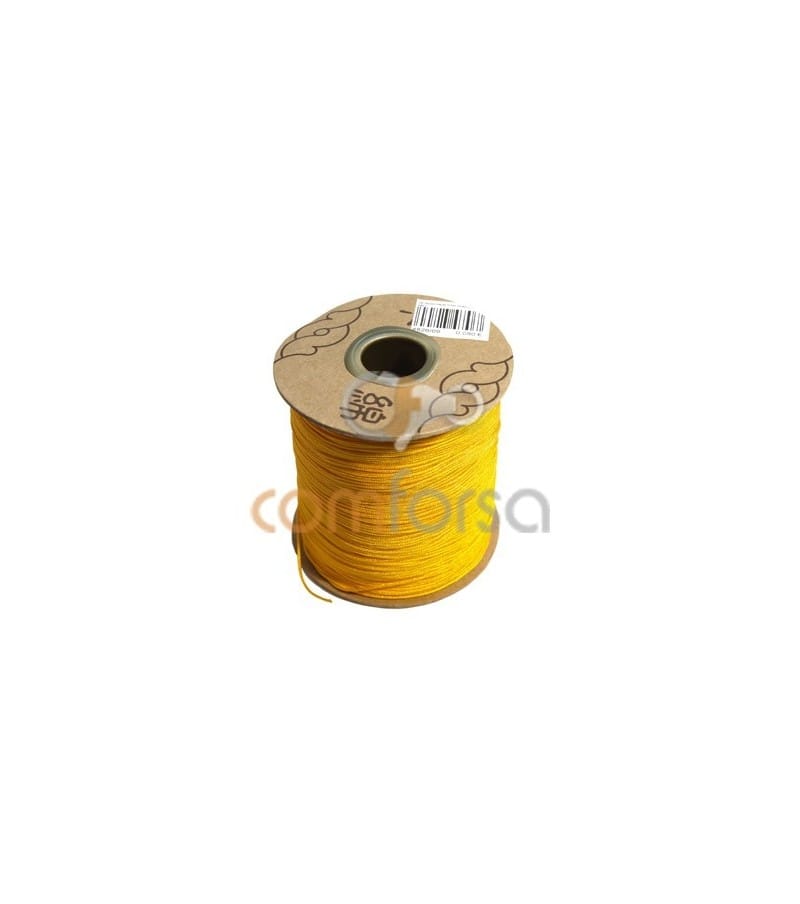 Nylon trançado Amarelo escuro 1 mm