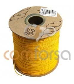 Nylon trançado Amarelo escuro 1 mm