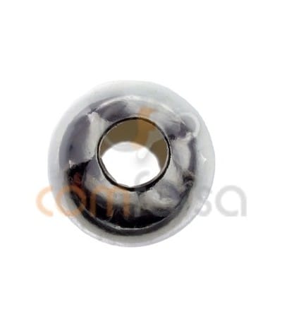 Bola 8 mm (Ø 3mm) prata 925