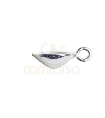 Pingente com tulipa para rivoli 8 mm prata 925 ml